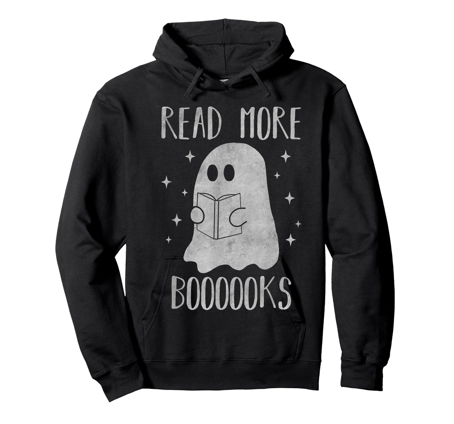 Read more boooooks Funny Cute Halloween Ghost reading a book T-Shirt