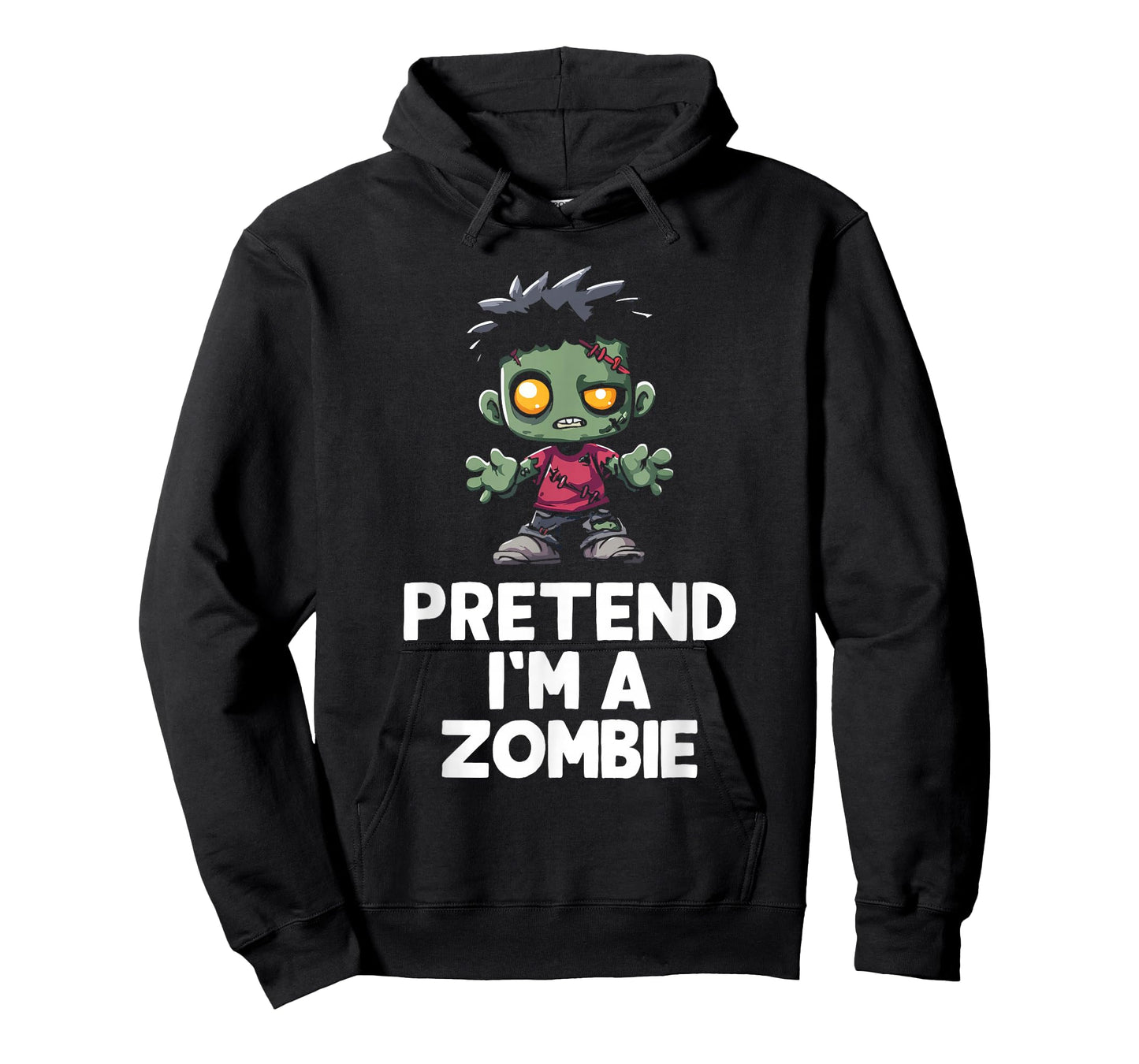 Easy Pretend I'm A Zombie Costume Halloween Funny T-Shirt