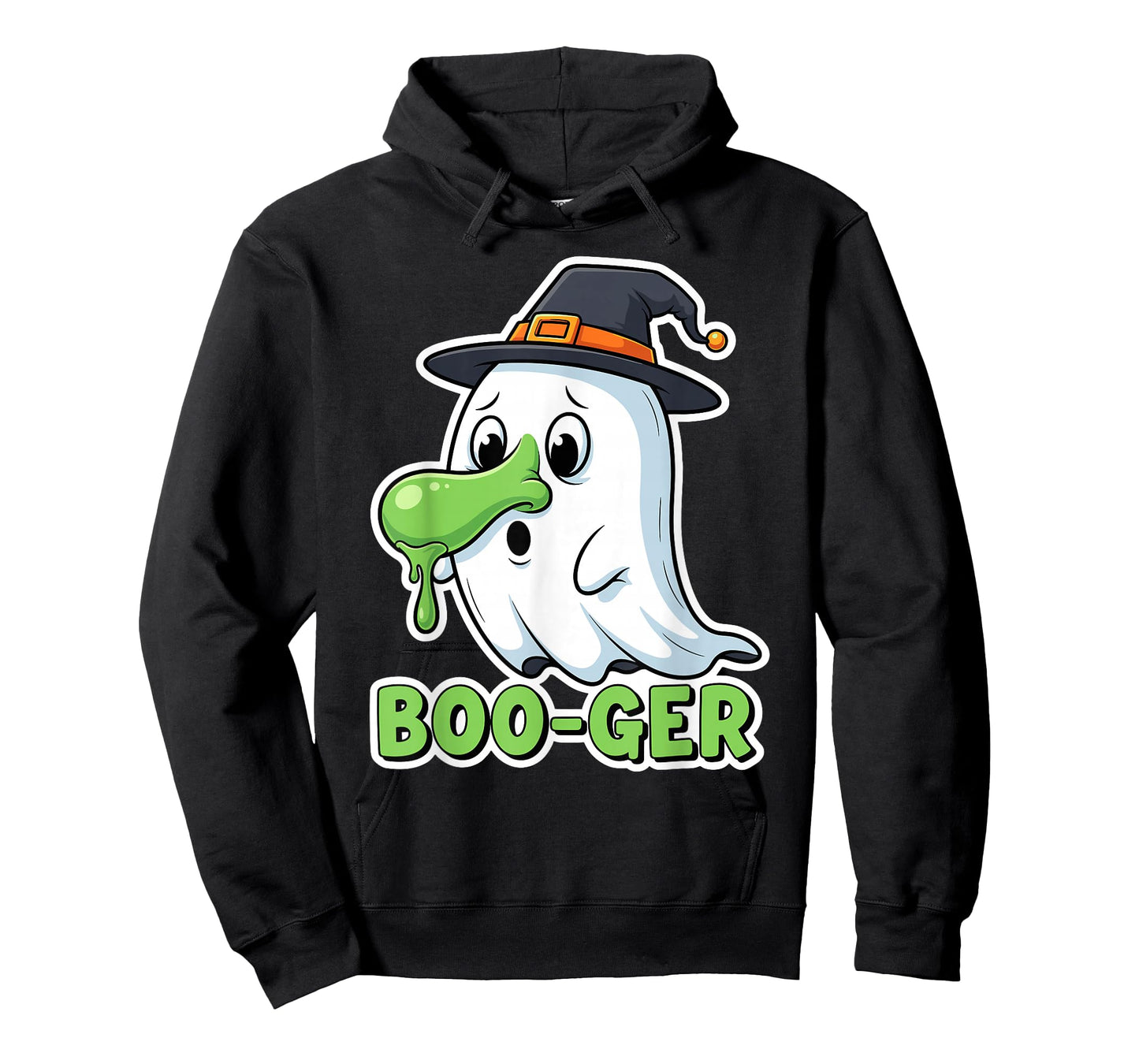 Funny Halloween Ghost Costume – Boo-ger Ghost Booger Pun T-Shirt