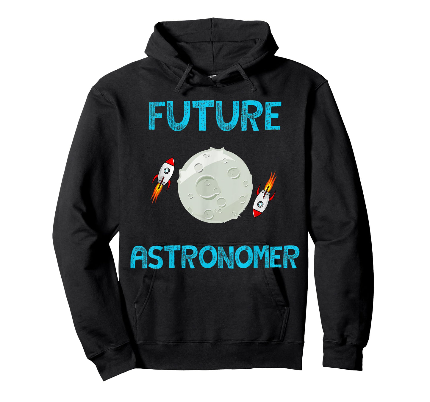Future Astronomer Children's Star Galaxy Moon Rocket Ship T-Shirt