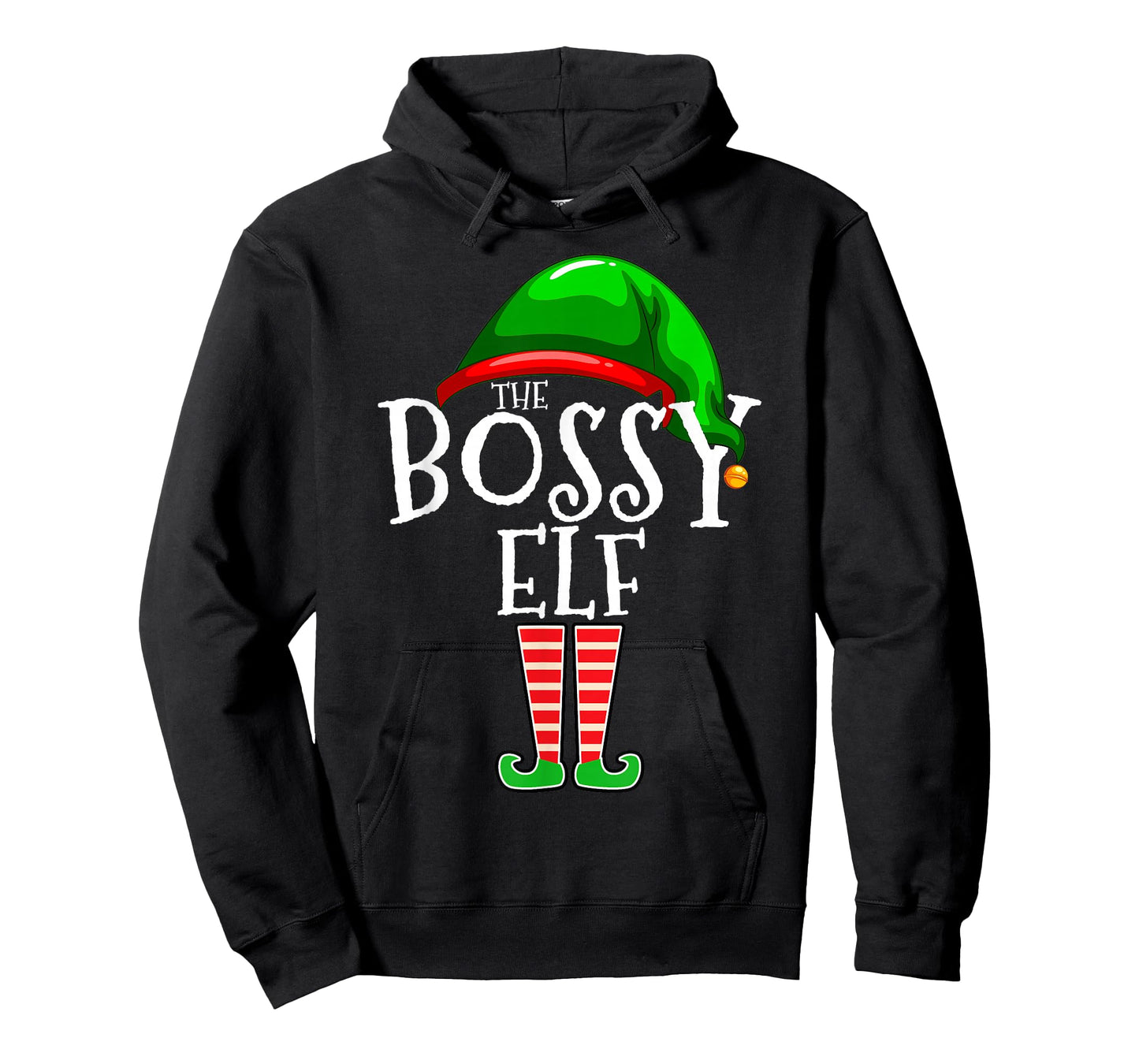 The Bossy Elf Group Matching Family Christmas T-Shirt