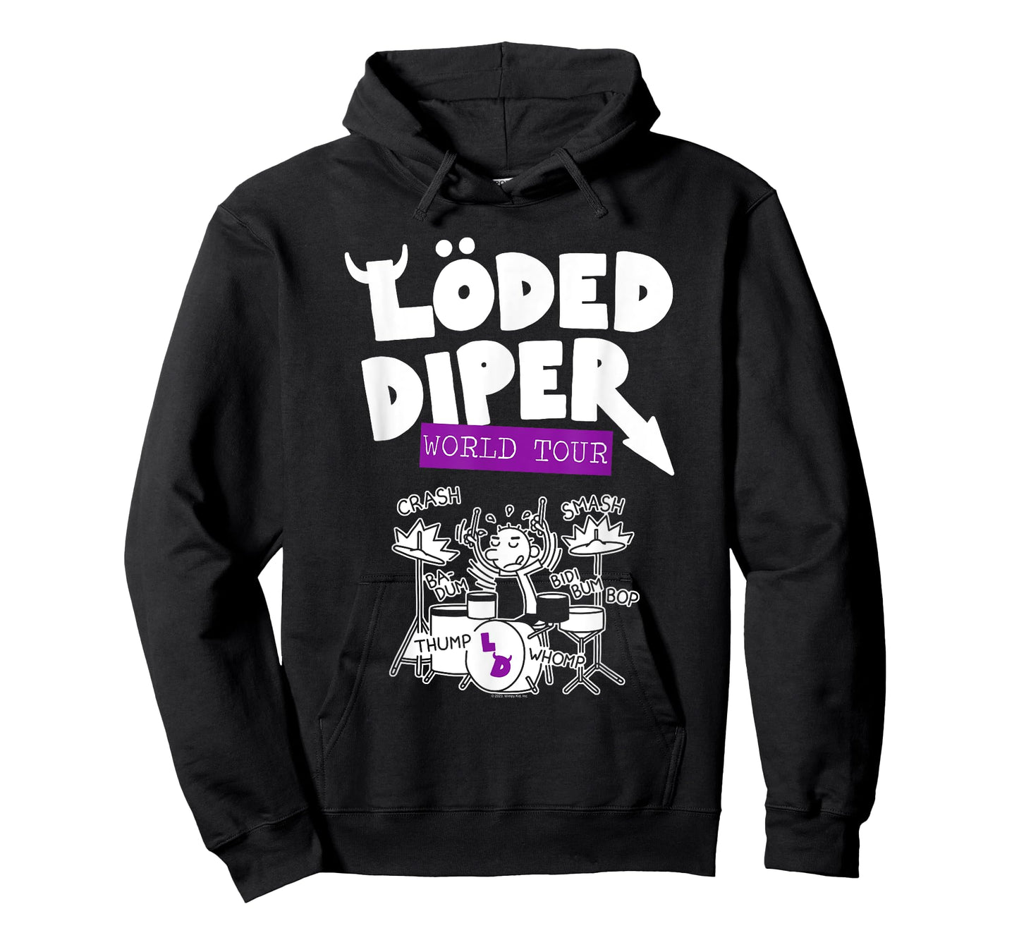 Diary of a Wimpy Kid Loded Diper Band World Tour Funny T-Shirt