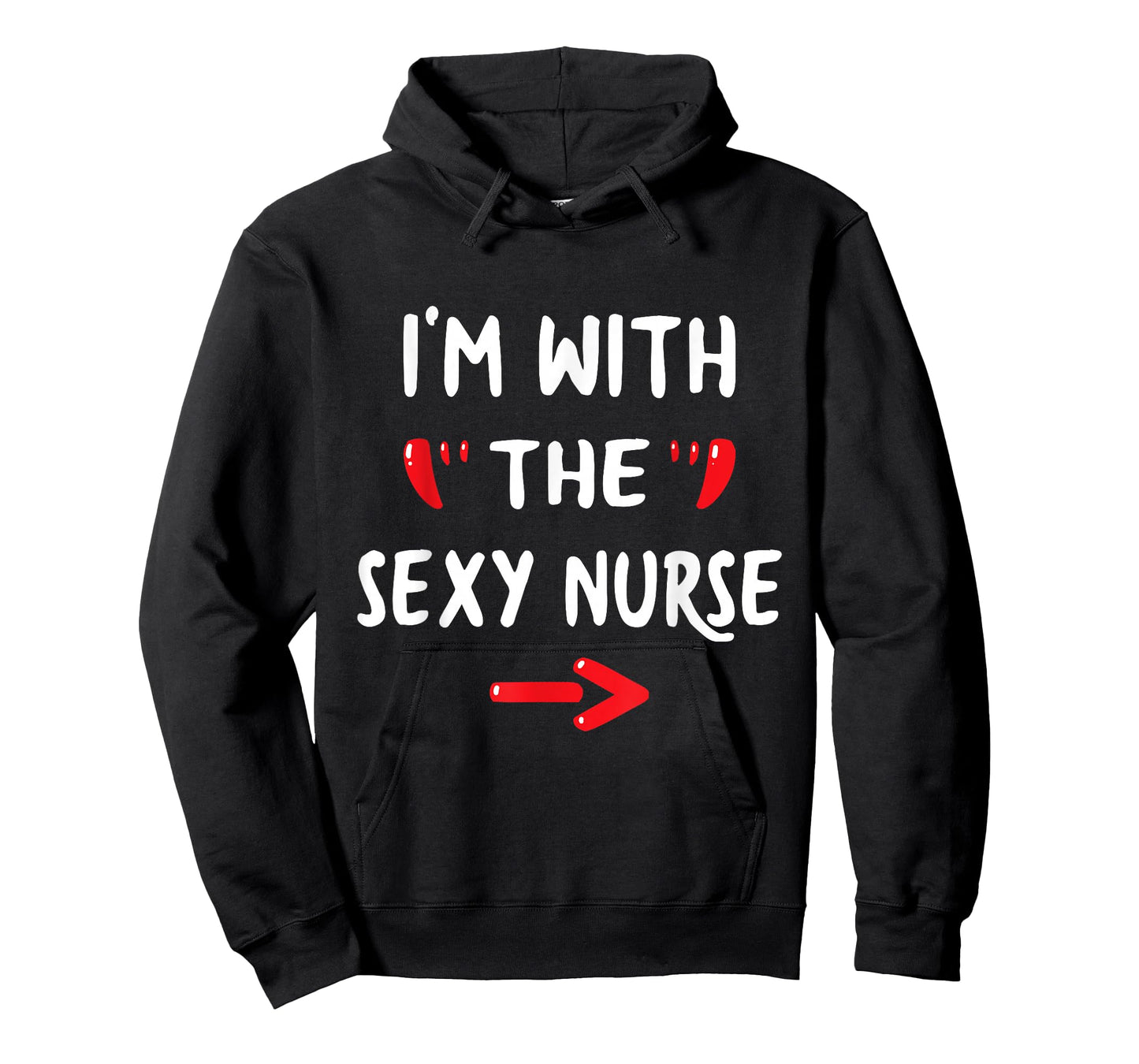 I'm With the Sexy Nurse Funny Halloween Boyfriend & Husband T-Shirt