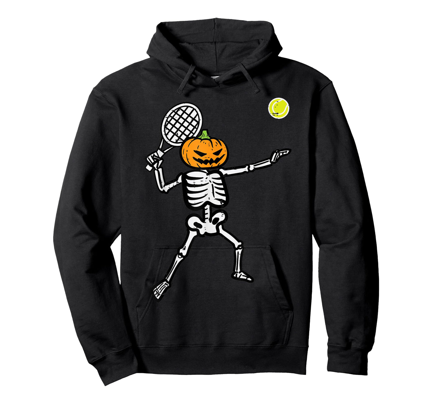 Halloween Pumpkin Skeleton Tennis Costume Men Women Boys Kid T-Shirt