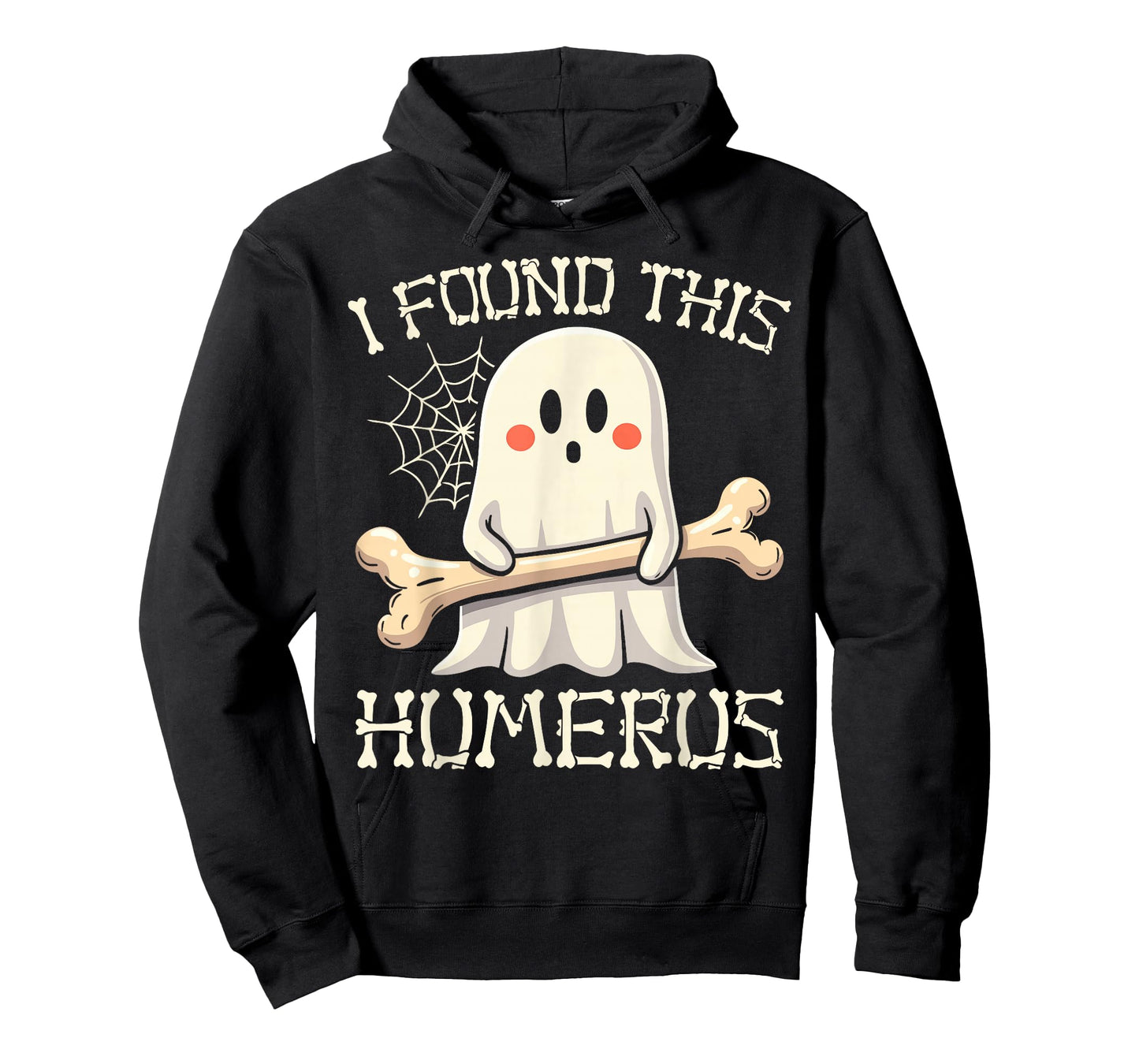 I Found This Humerus Funny Ghost Halloween Skeleton Pun T-Shirt