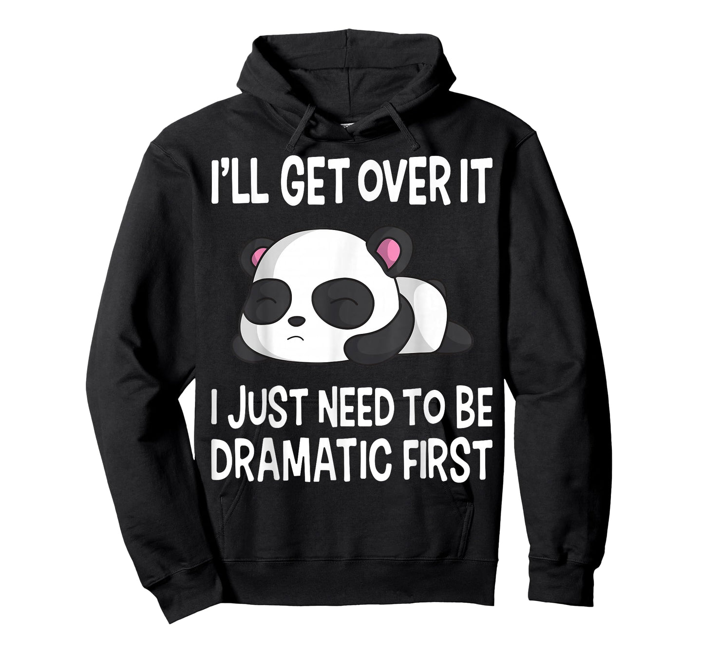 Funny Dramatic Panda Kawaii Bear Face Anime Lovers T-Shirt