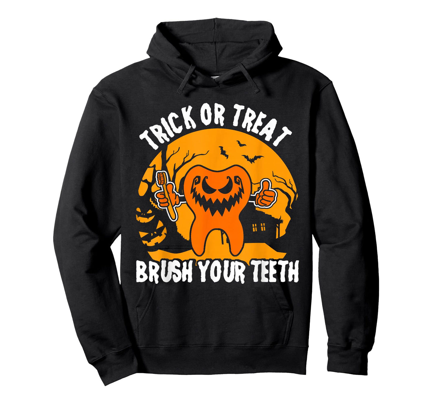 Trick Or Treat Brush Your Teeth Dentist Halloween Costume T-Shirt