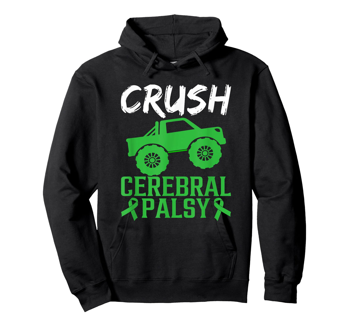 Crush Cerebral Palsy Monster Truck Cerebral Palsy Awareness T-Shirt