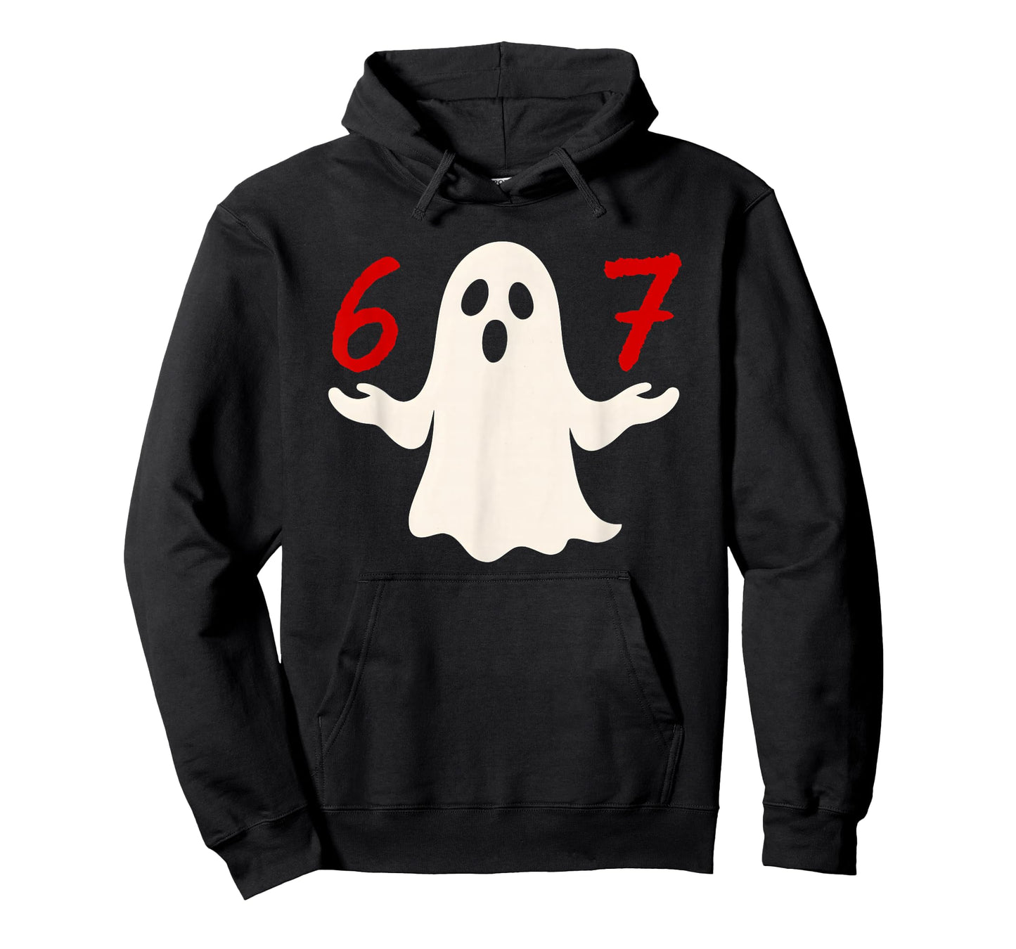Fun Six Seven Meme 6 7 Halloween Ghost Costume T-Shirt