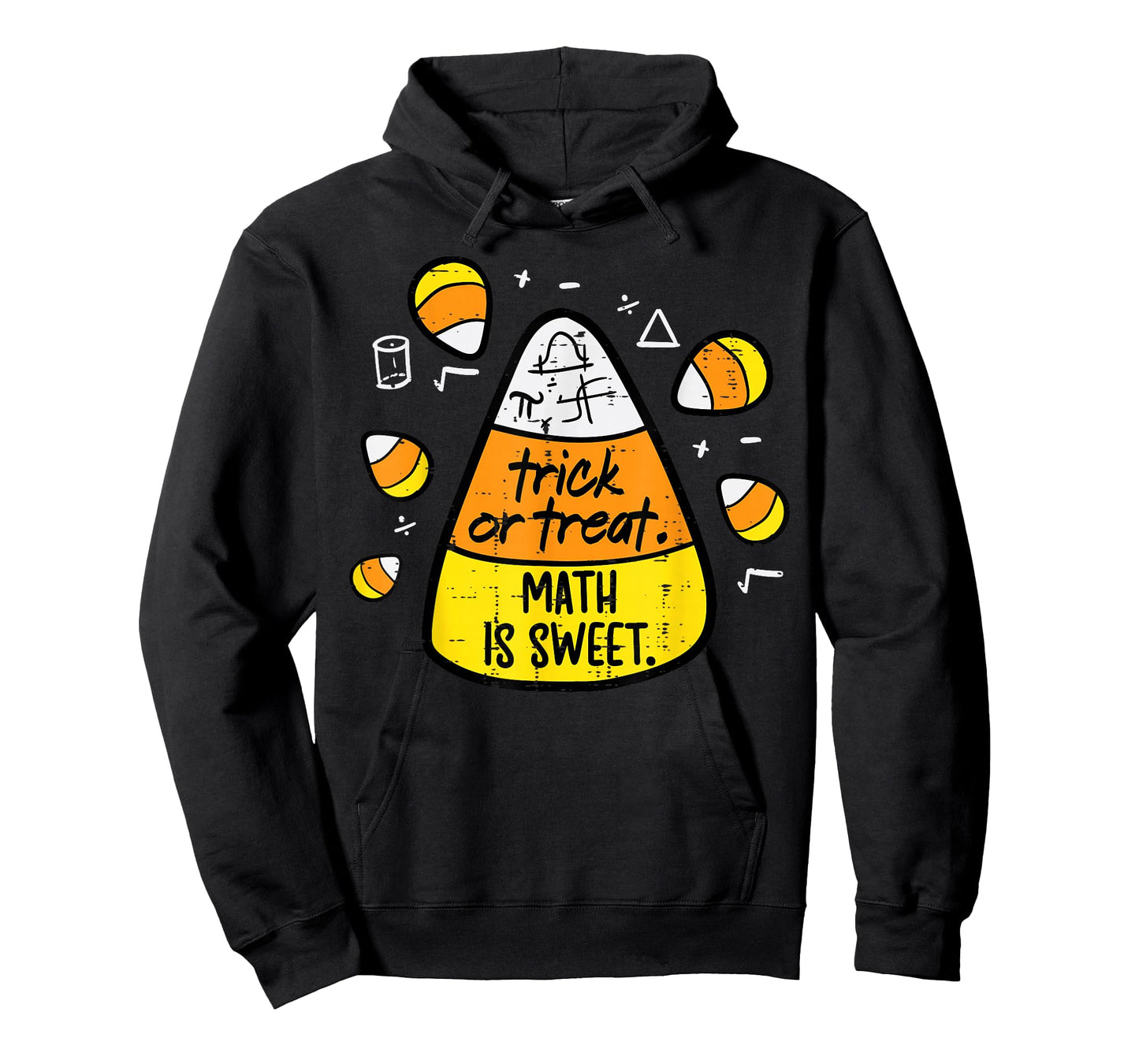 Trick Or Treat Math Sweet Candy Corn Costume Men Women Kids T-Shirt