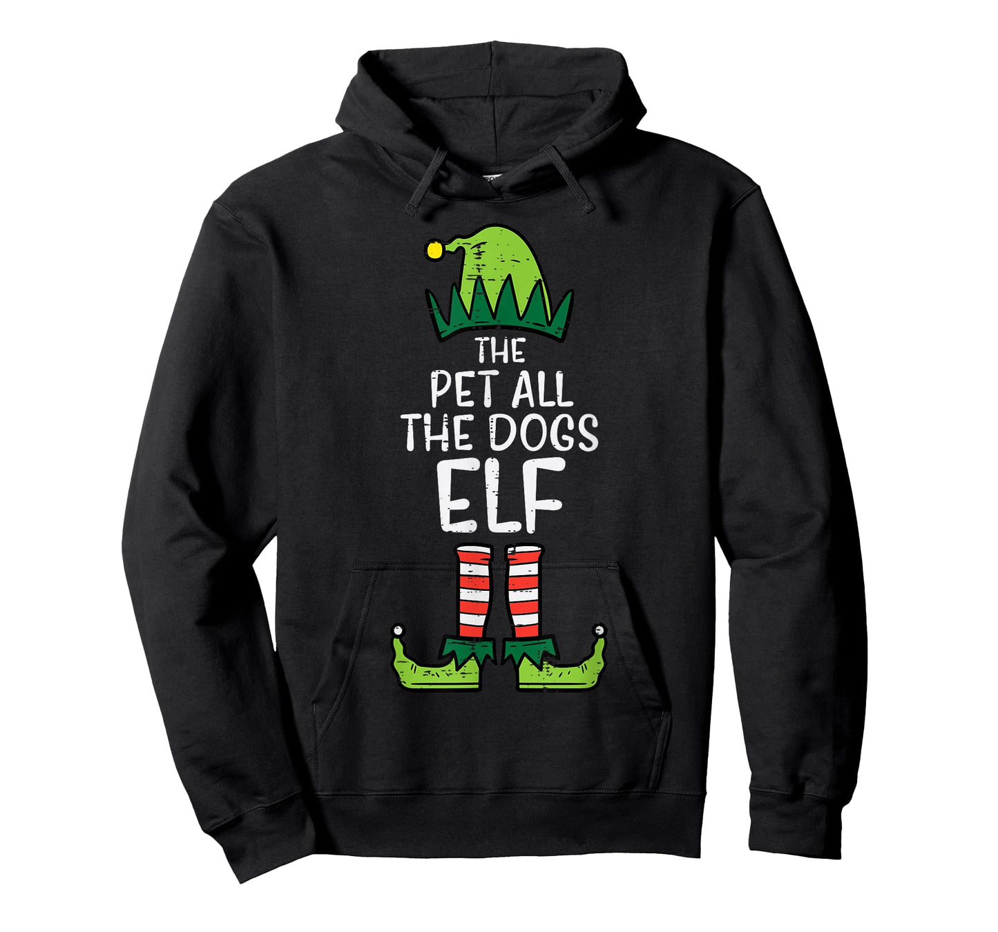 Pet All The Dogs Elf Xmas Christmas For Family T-Shirt
