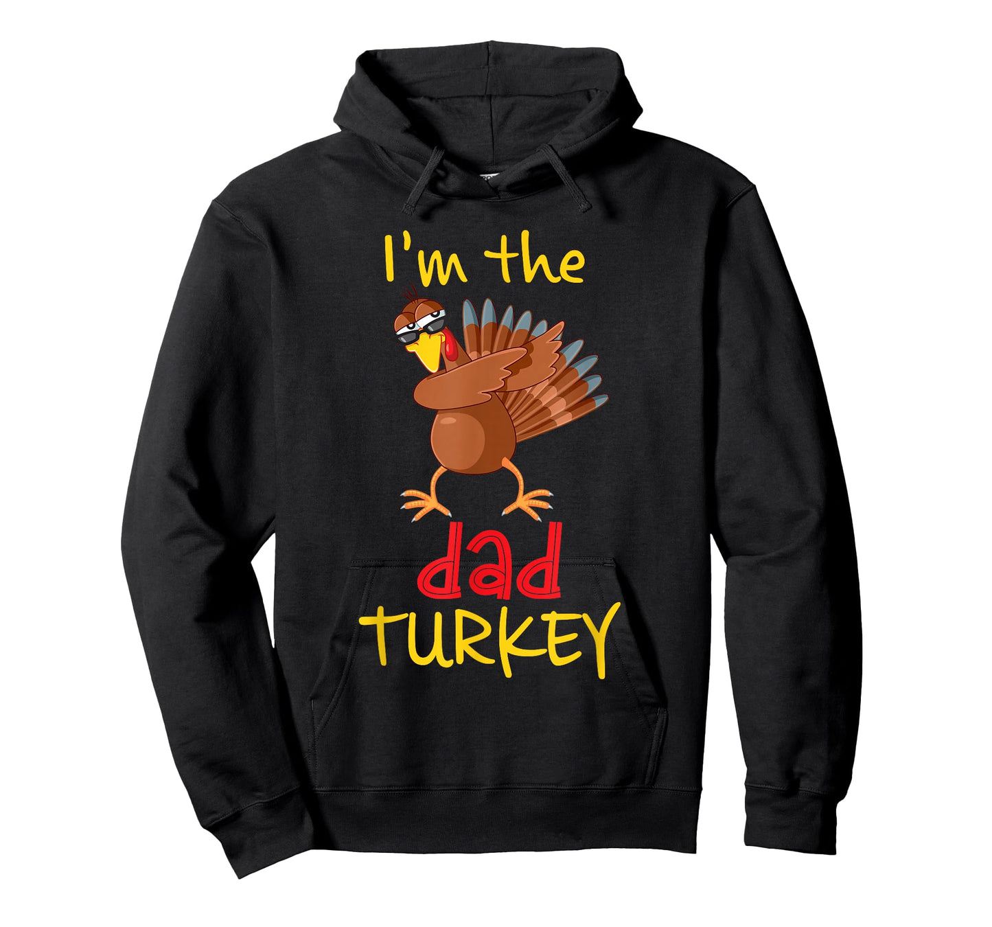 Funny Dad Turkey Matching Family Group Thanksgiving Party T-Shirt
