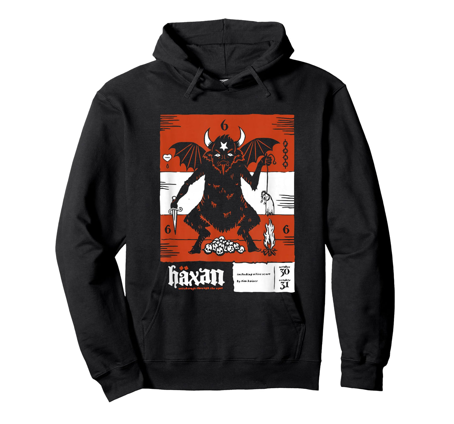 Häxan (1922) Movie Poster Devil Satan Sabbath Silent Film T-Shirt