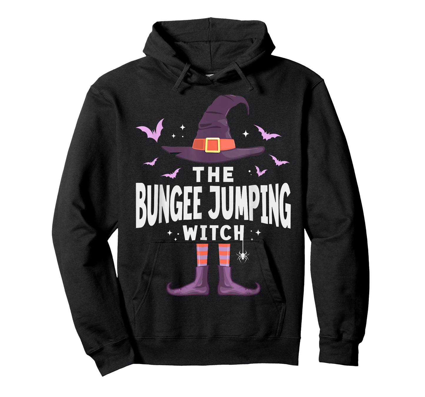 Bungee Jumping Halloween Witch Matching Costume T-Shirt