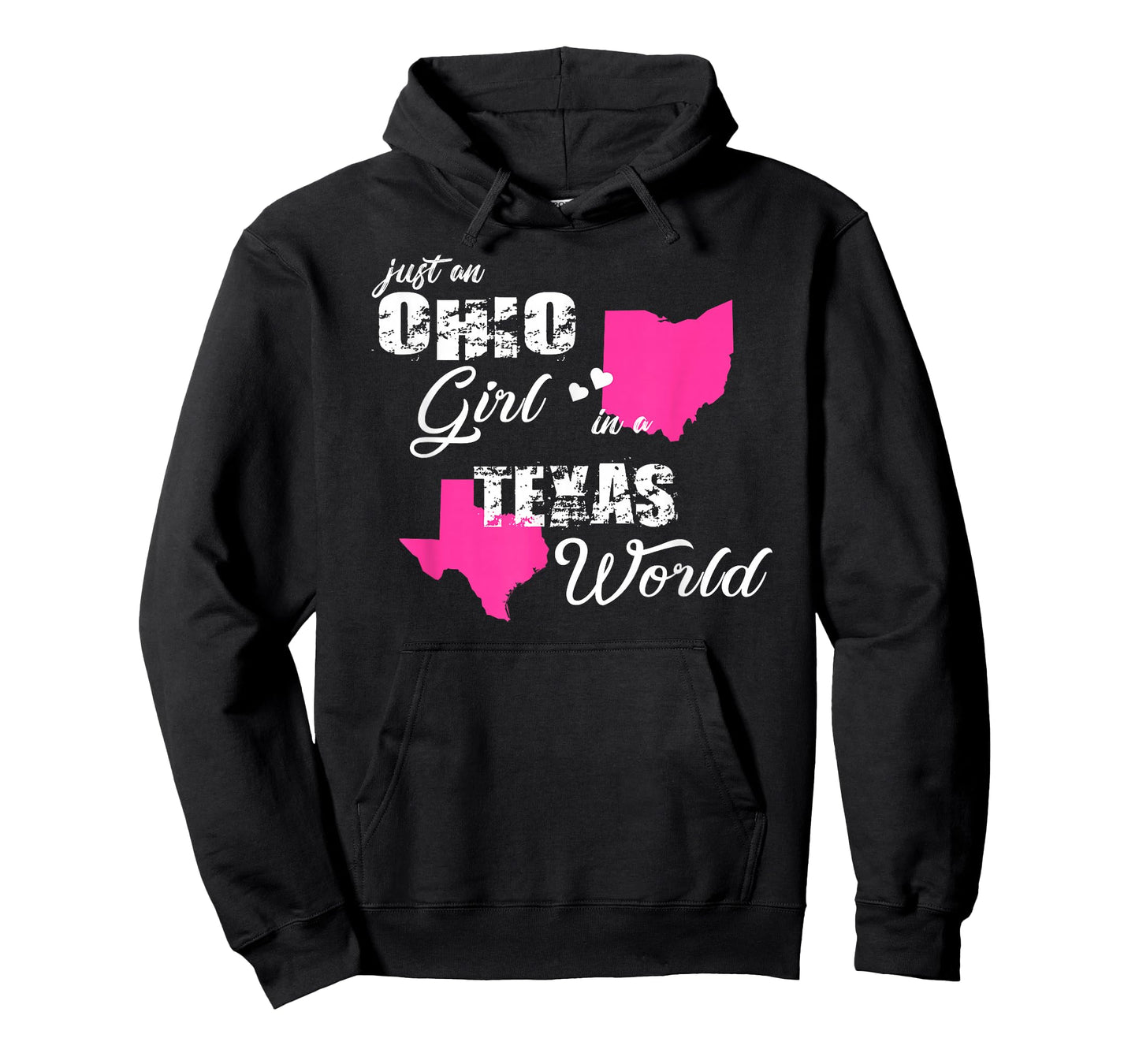 Funny Ohio Shirts Just an Ohio girl in a Texas T-Shirt