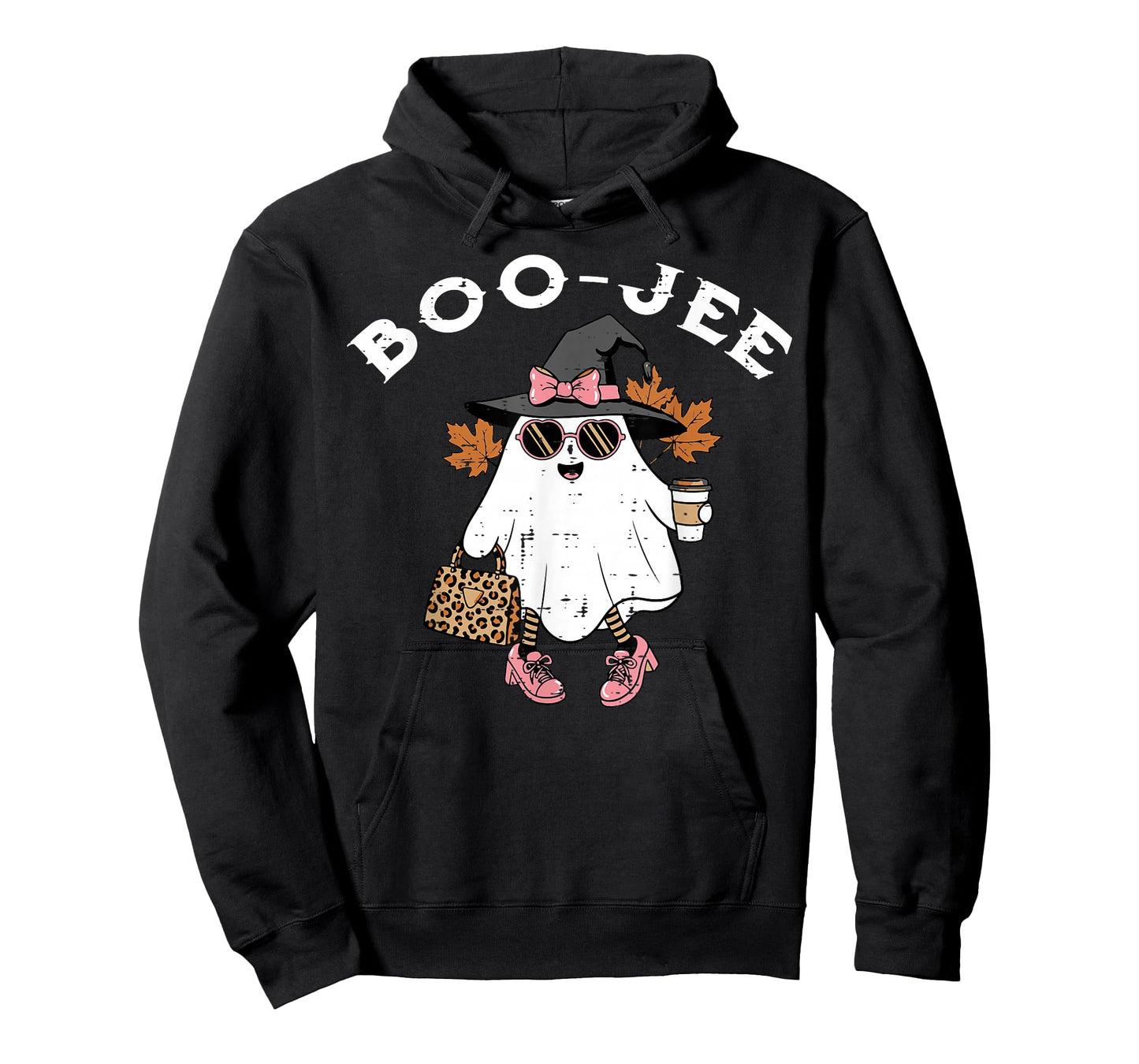 Halloween Ghost Bougie Boojee Fall Costume Women Girls Kids T-Shirt