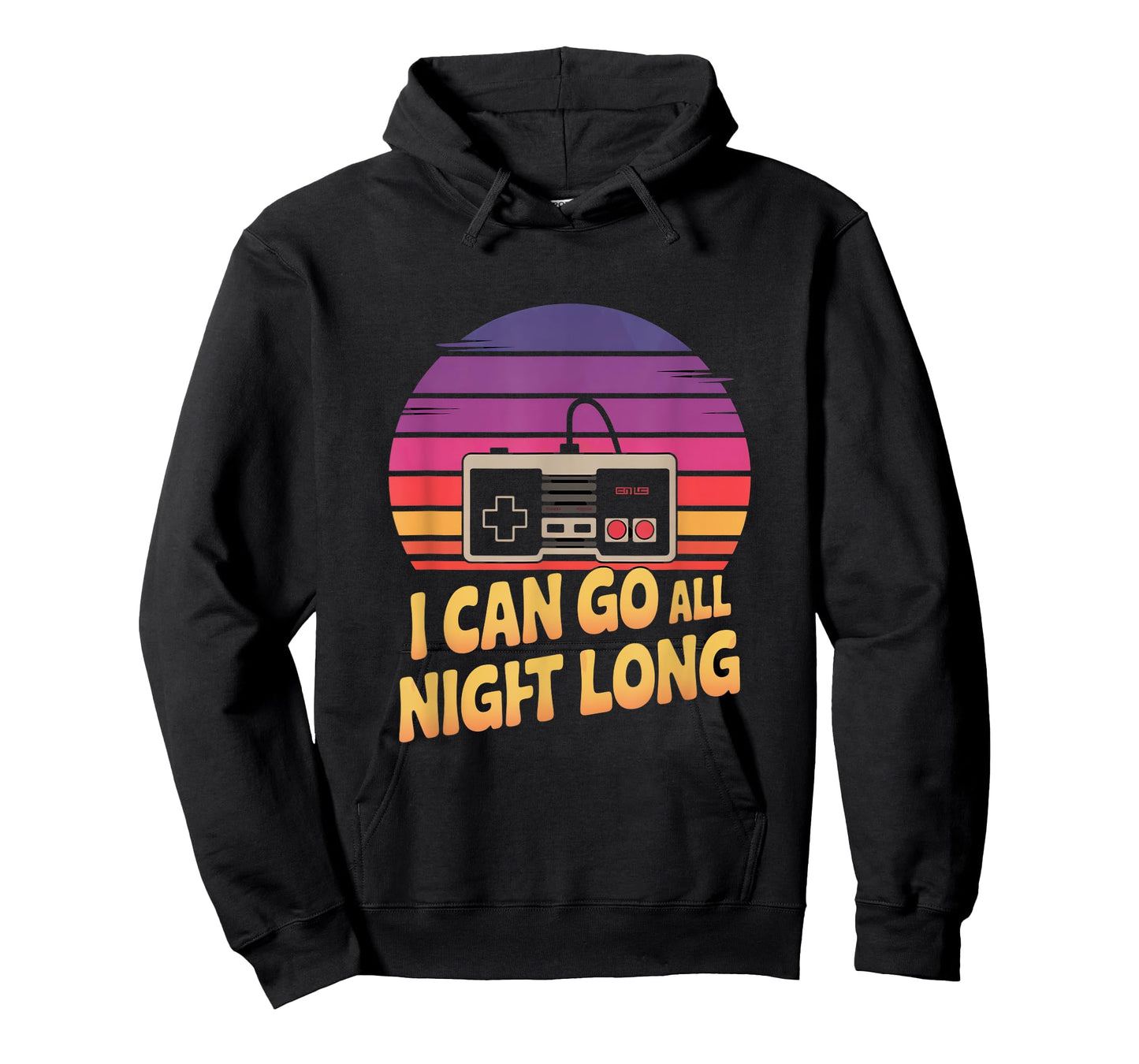 I Can Go All Night Long Gaming Retro T-Shirt