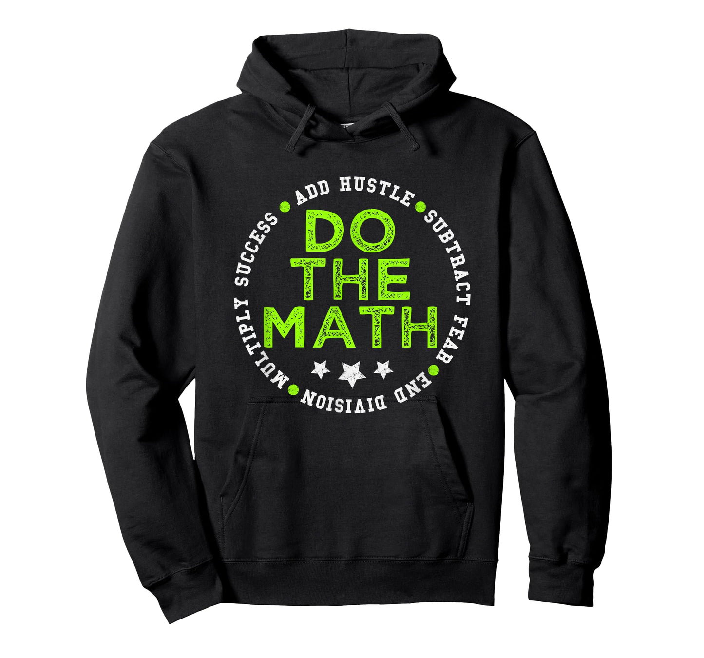 Green Do The Math Green Color Graphic T-Shirt