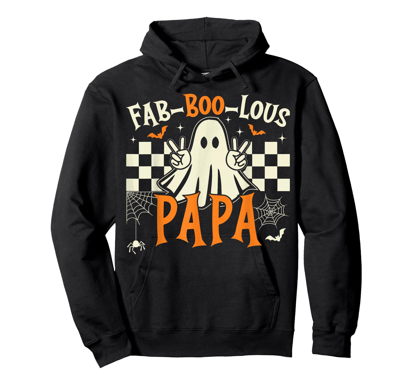 Fab Boo Lous Papa Retro Ghost Spooky Papa Halloween Costume T-Shirt