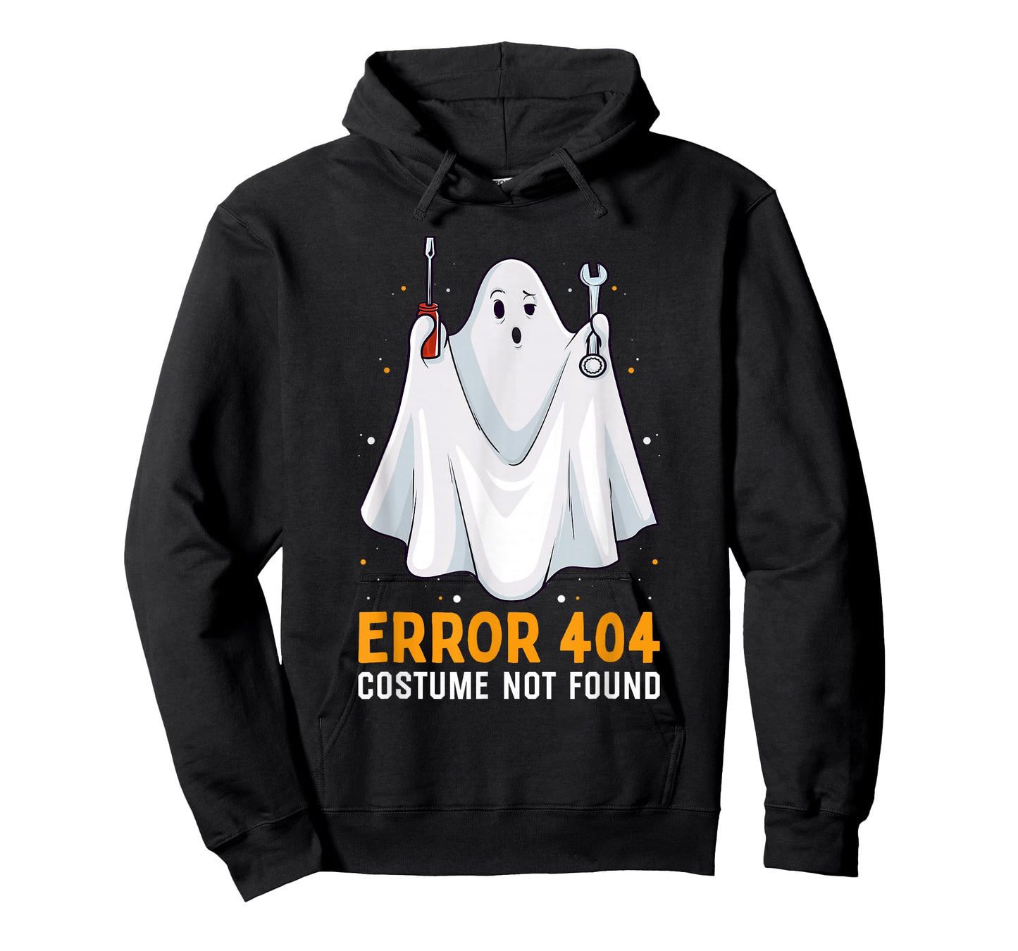 Funny Error 404: Costume Not Found Easy Lazy Halloween Ghost T-Shirt