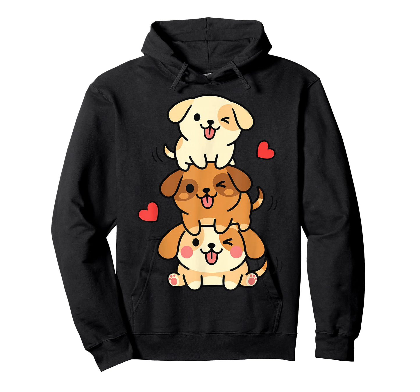 Cute Kawaii Puppies Graphic for Women Dog Lovers T-Shirt