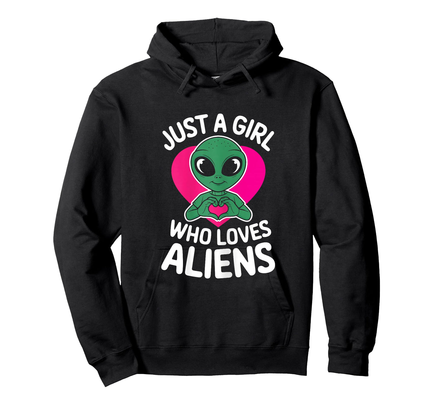 Just Girl Who Loves Aliens Extraterrestrial Girls Kids Women T-Shirt