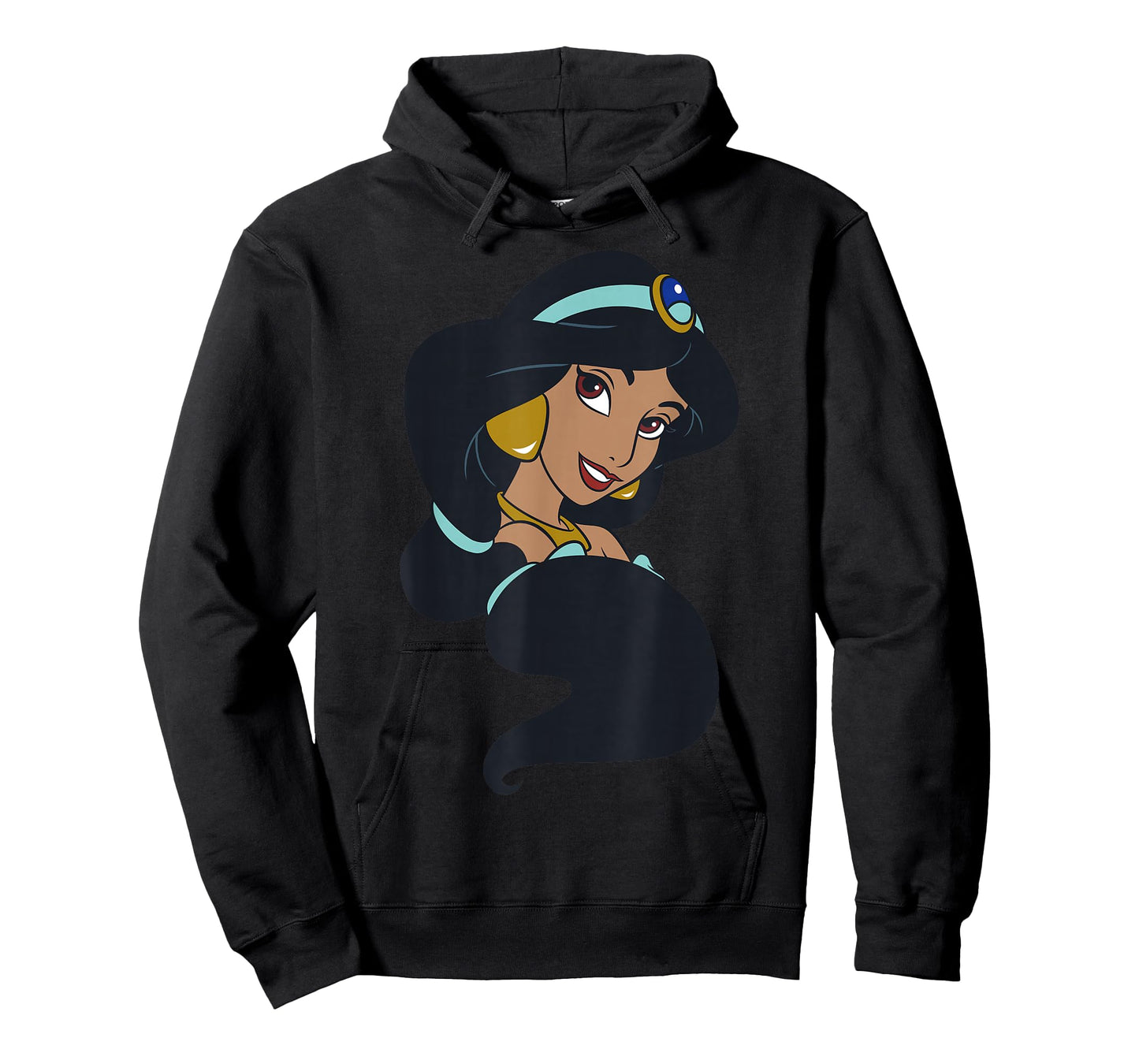 Disney Aladdin Jasmine Hair Swirl Big Portrait T-Shirt