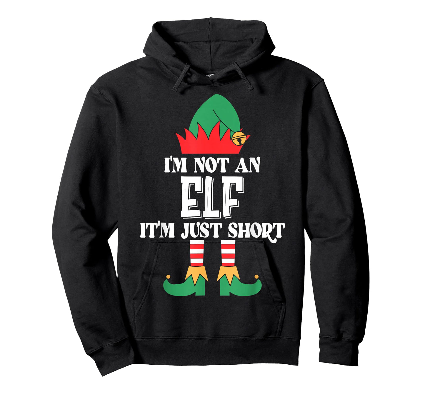 Im Not an Elf Just Short Funny Christmas Xmas Men Women Kids T-Shirt