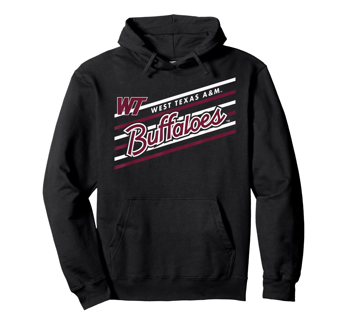 West Texas A&M Buffaloes Retro Performer Black T-Shirt