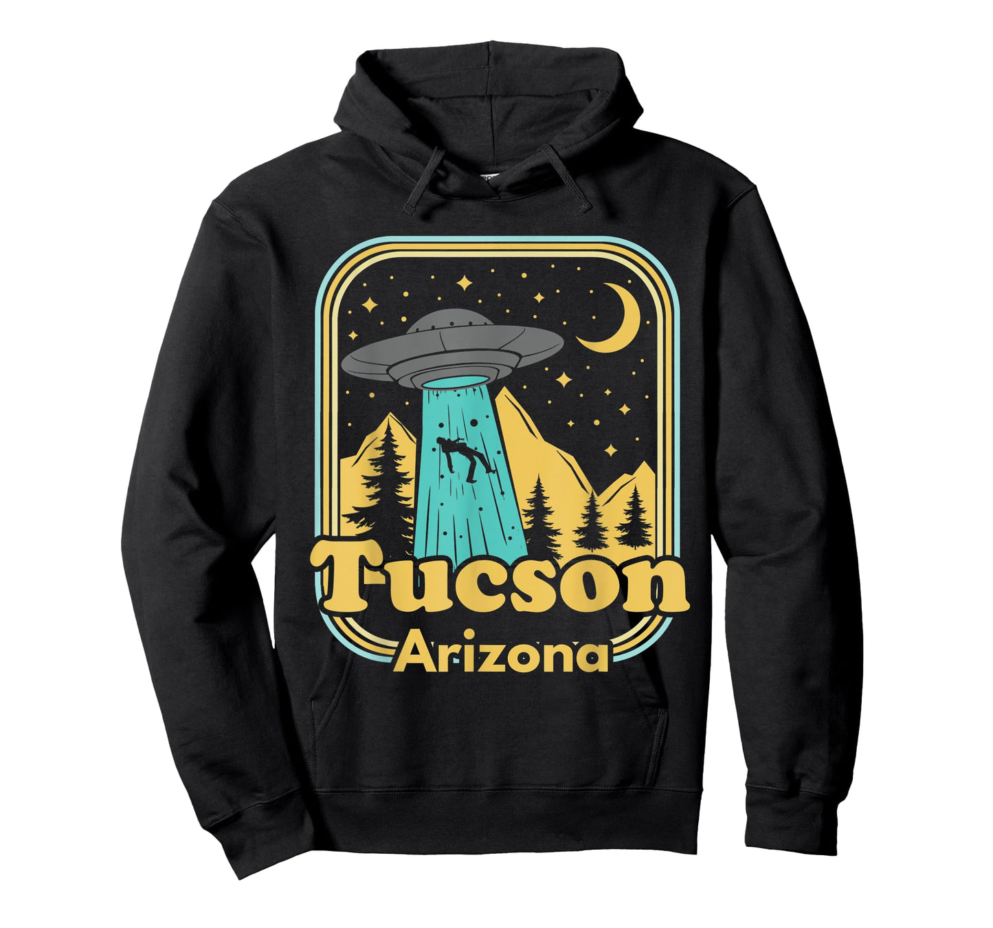 Tucson Arizona UFO Alien Hunter Ironic 80s State Pride T-Shirt