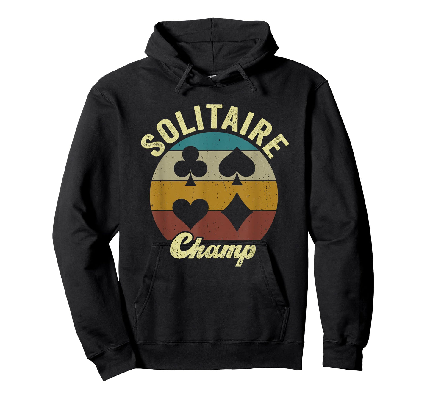 Solitaire Champ Solitaire Lover Funny Solitaire Card Game T-Shirt