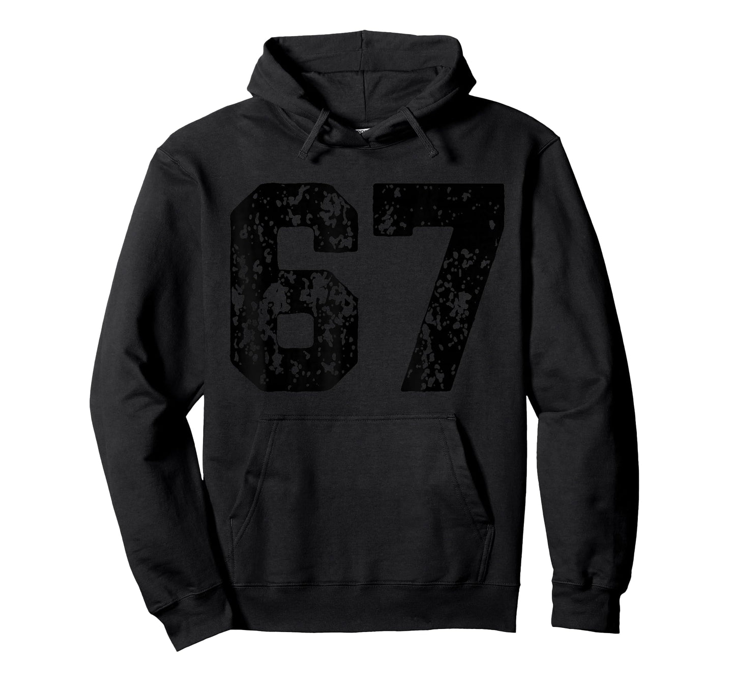 Number 67 Black Best Classic College Style Birthday Funny T-Shirt