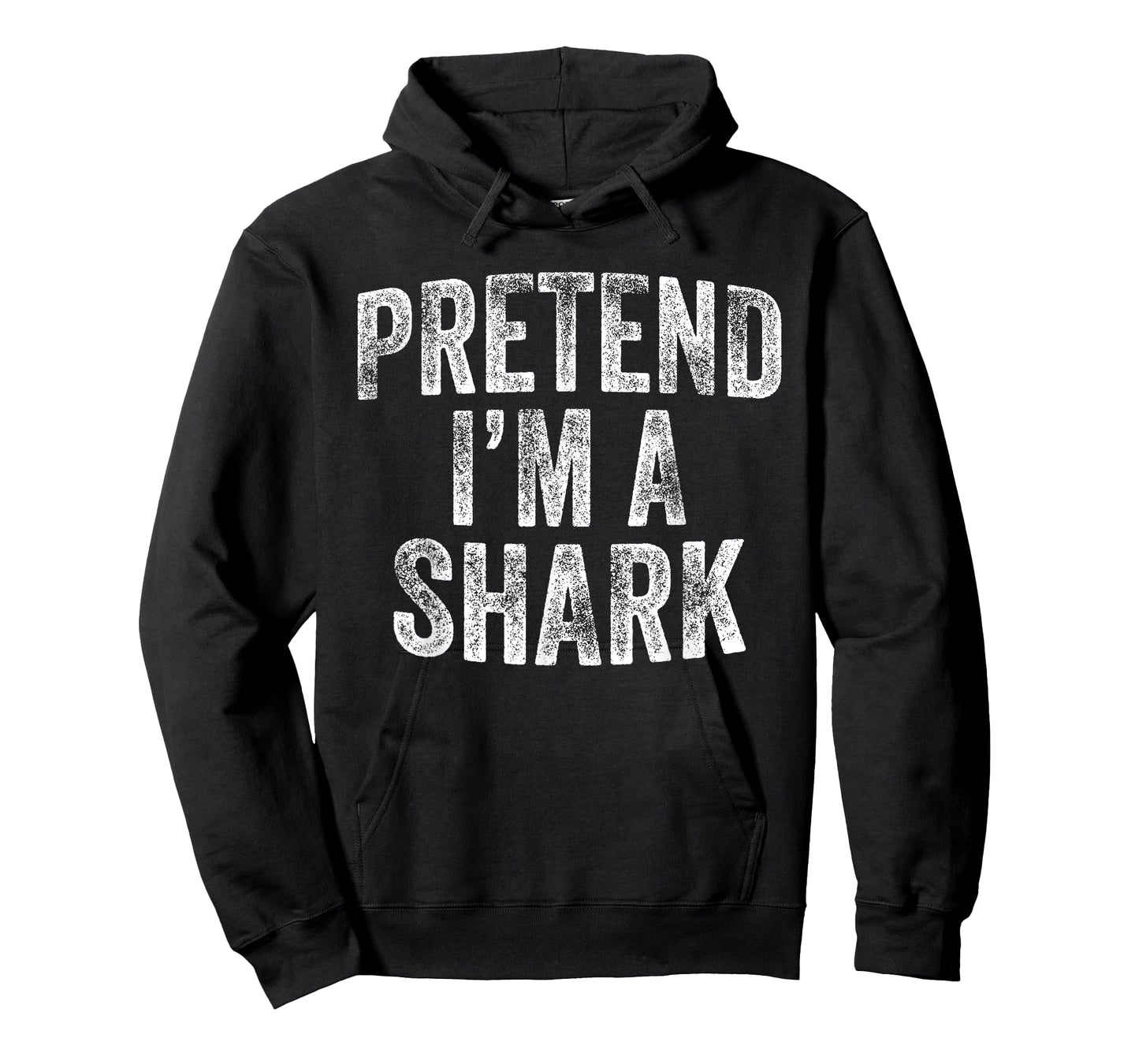 Pretend I'm A Shark Costume Family Lazy Easy Halloween Party T-Shirt