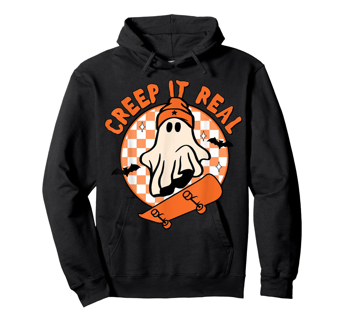 Vintage Retro Halloween Creep It Real Ghost Boy Fall Season T-Shirt