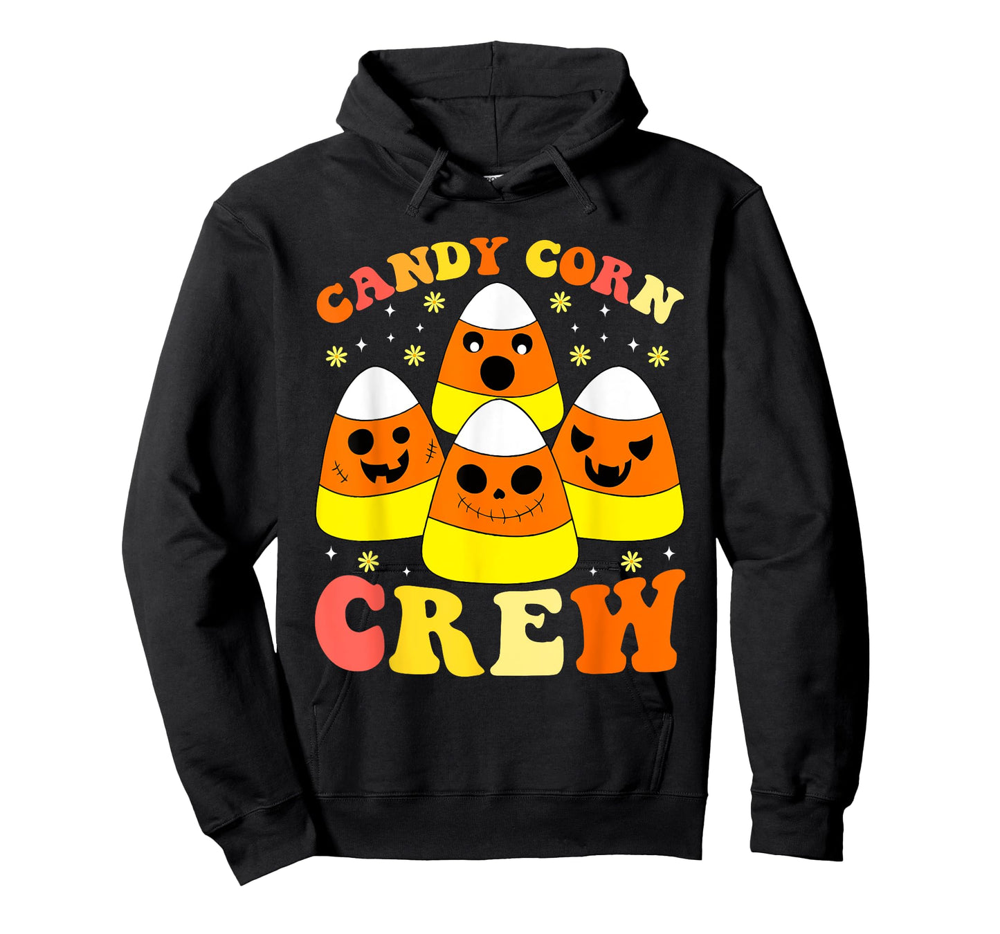 Candy Corn Crew Halloween Costume Men Women Friends T-Shirt
