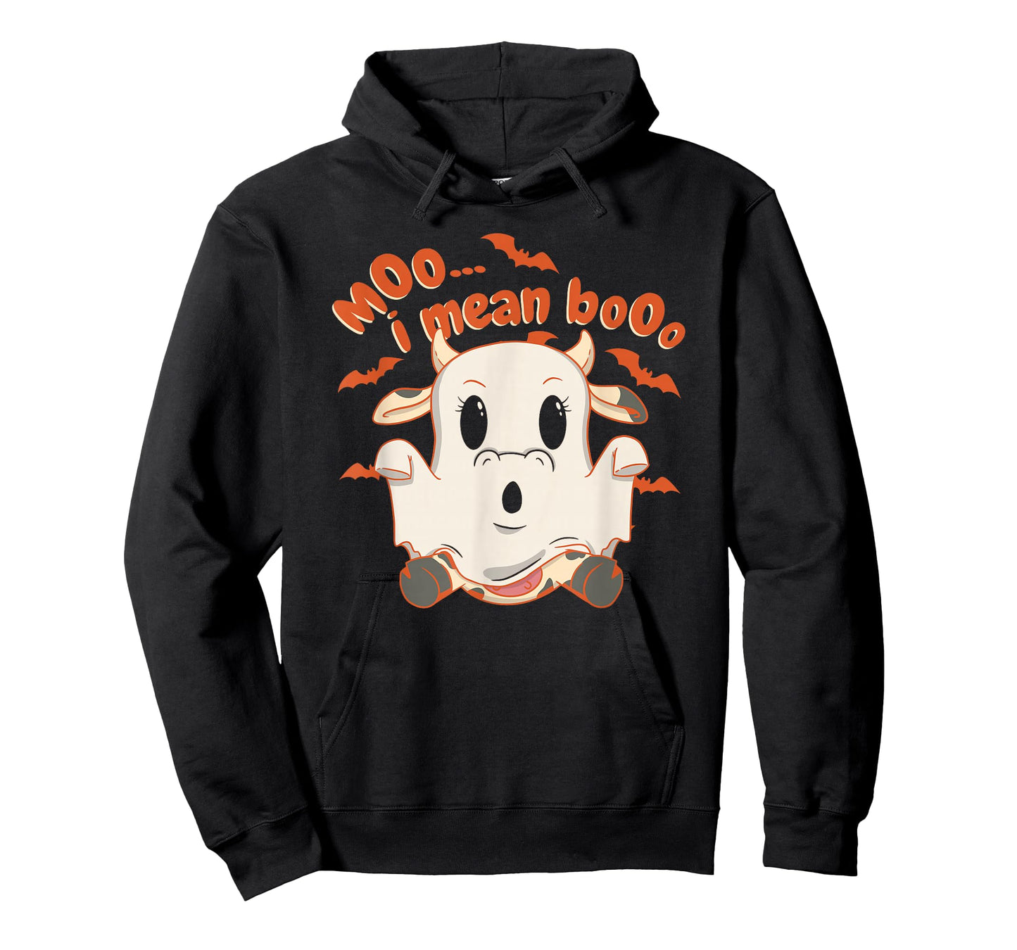 Halloween Moo Cow Dressed as a Ghost T-Shirt
