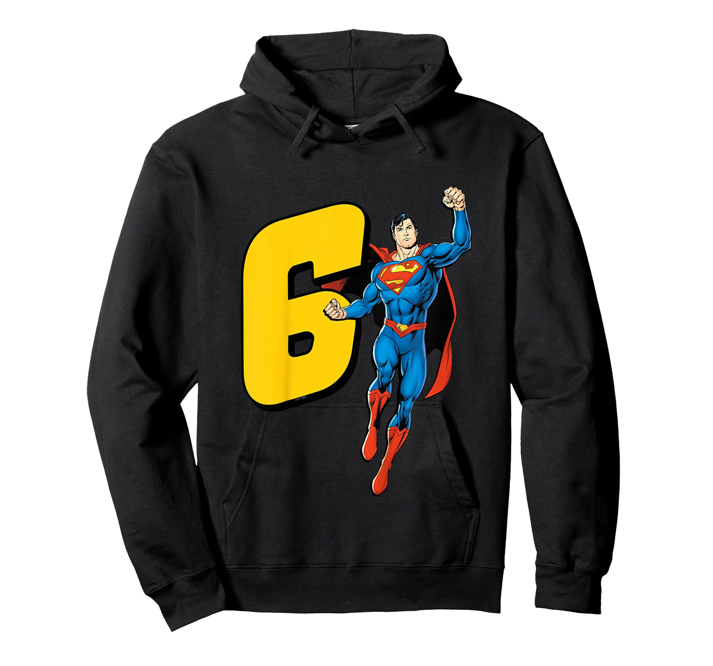 Kids Superman Super Hero 6th Birthday T-Shirt