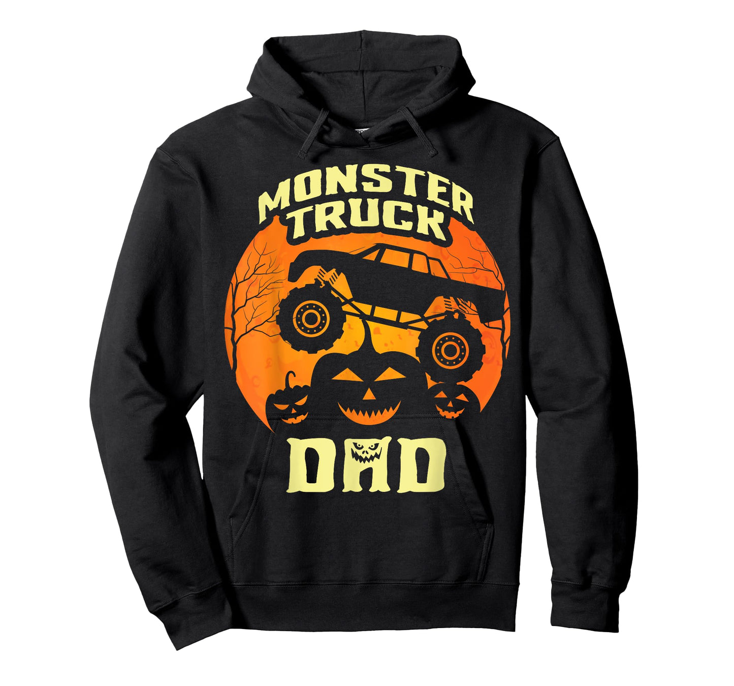 Monster Truck Dad Truck Lovers Pumpkins Halloween Costume T-Shirt