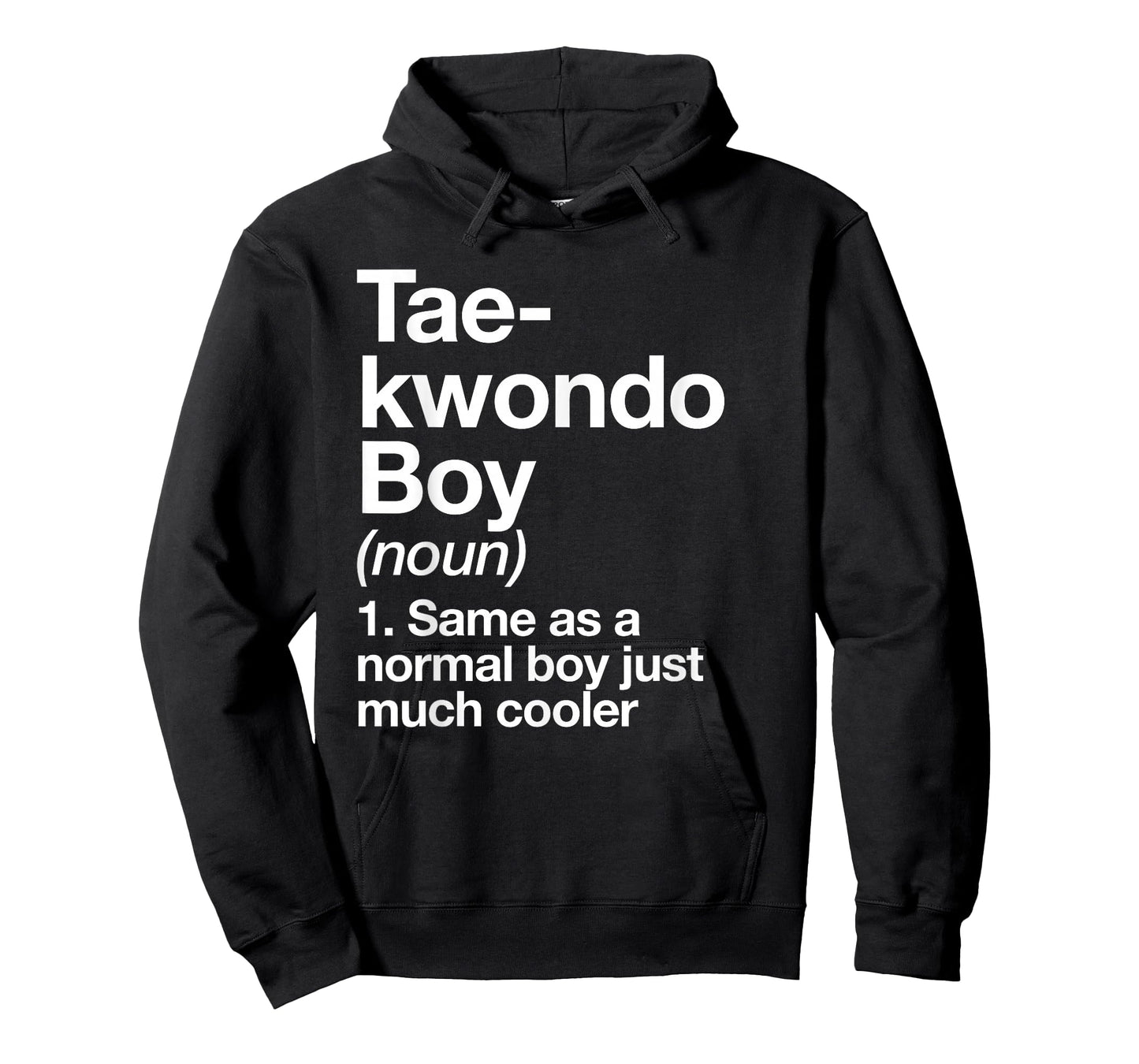 Taekwondo Boy Definition Funny Martial Arts Sports T-Shirt