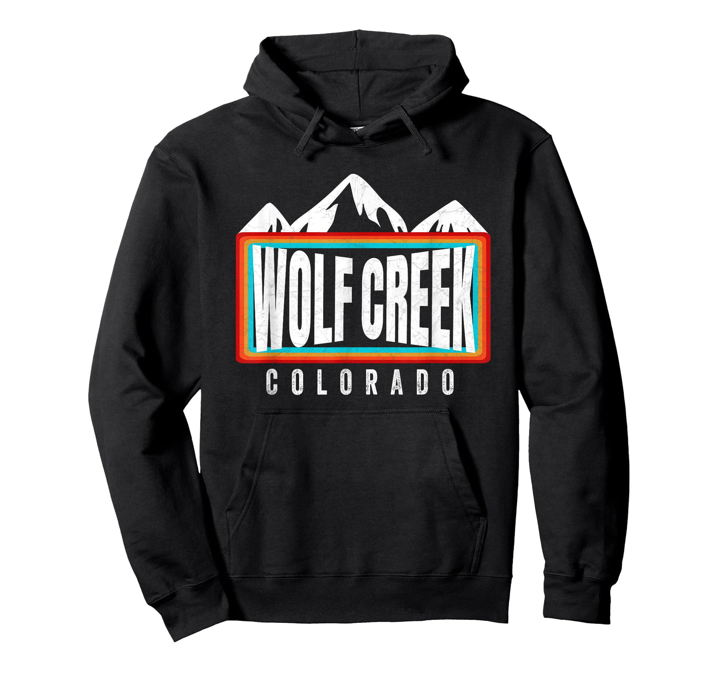 Throwback Wolf Creek Ski CO Winter Gear Colorado Snowboard T-Shirt