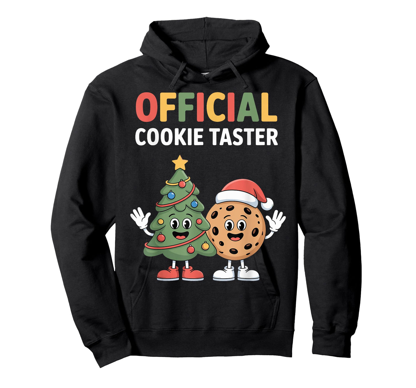 Official Cookie Taster Christmas Baking Crew Santa T-Shirt