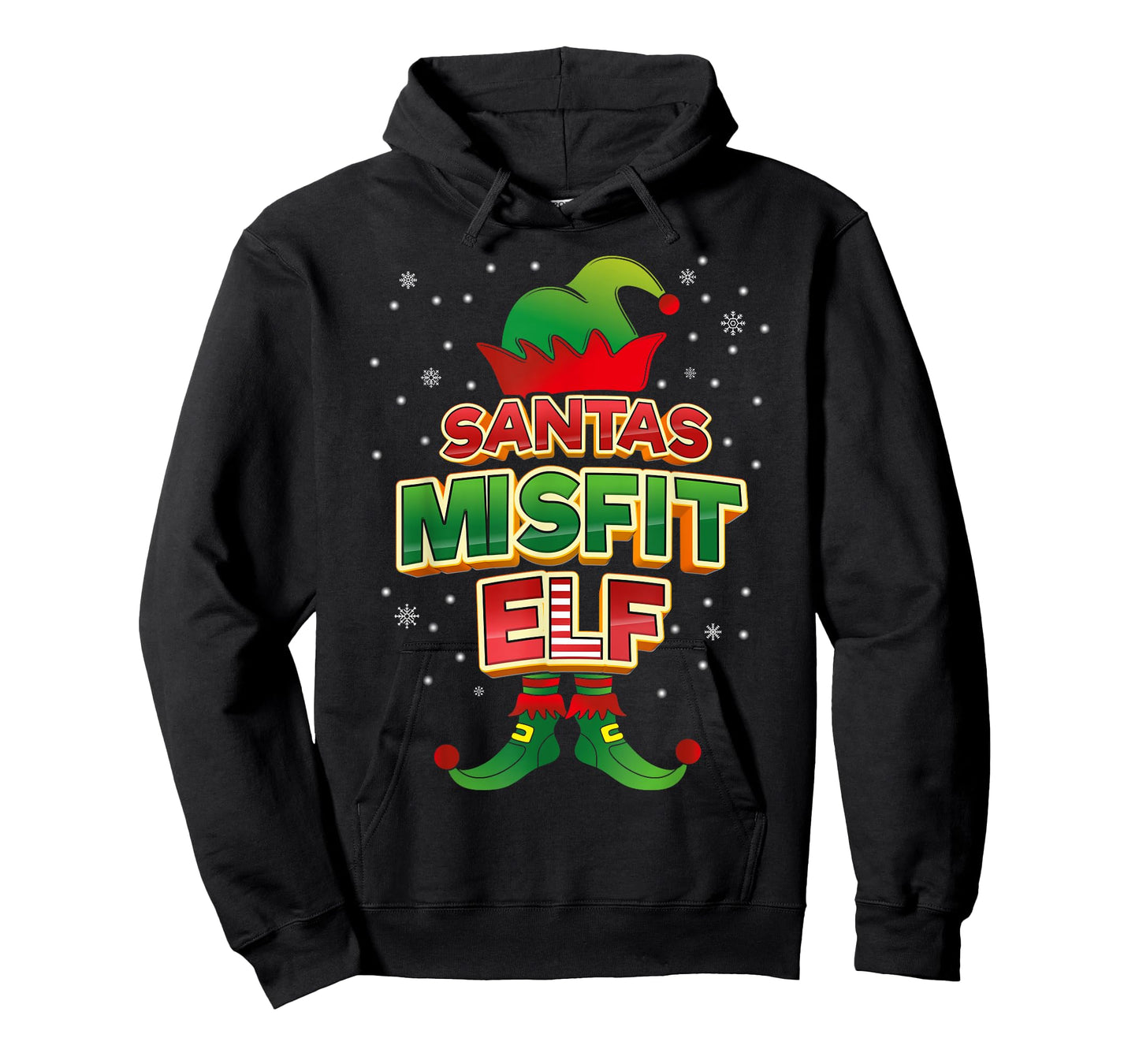 Misfit Elf Christmas Matching Costumes X-Mas T-Shirt