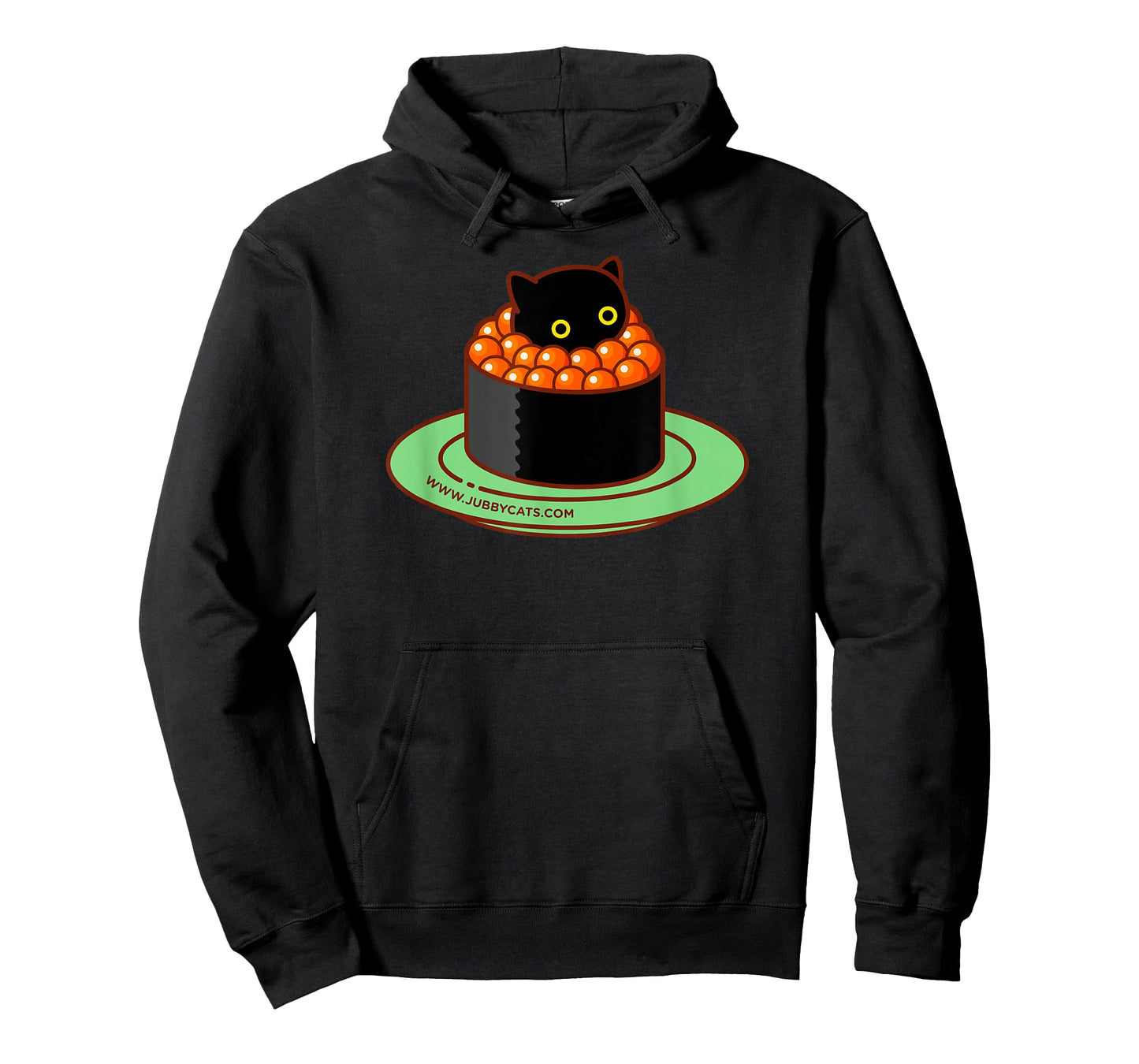 Sushi Cats - IKURA (Salmon Roe) Kawaii, Cute, Japanese Food T-Shirt