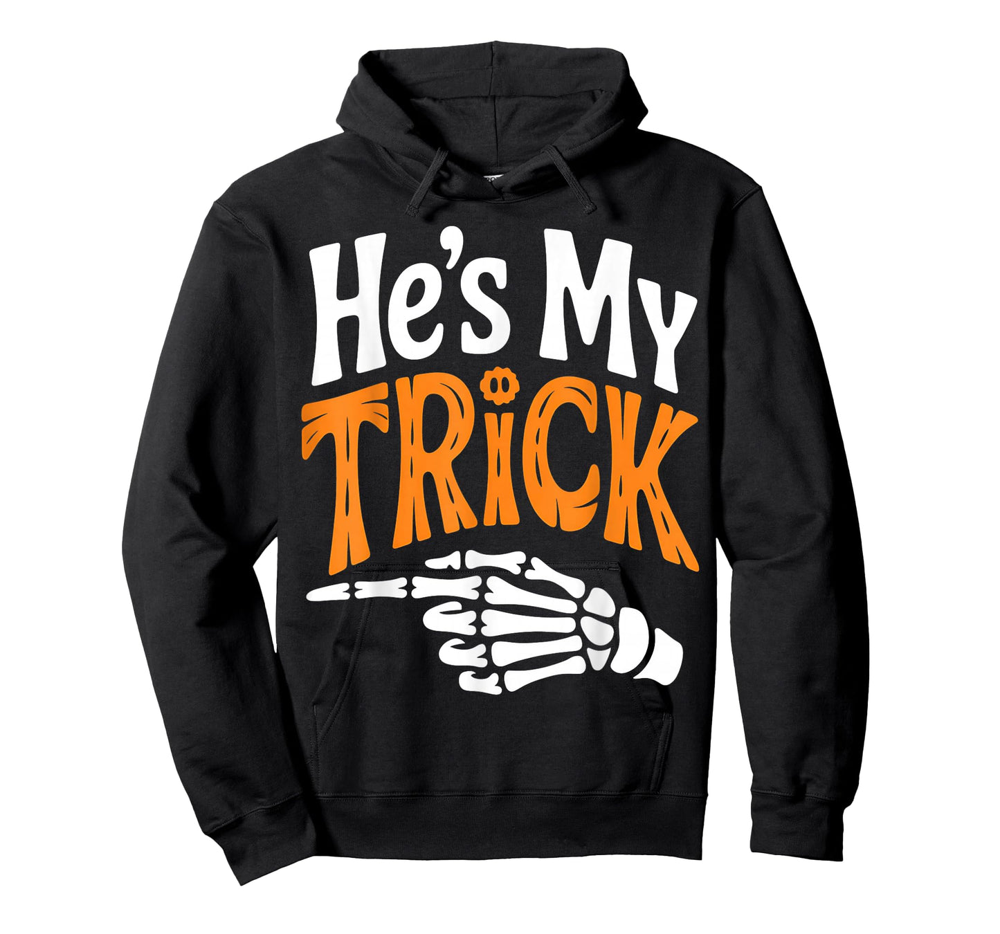 He's My Trick Funny Halloween Matching Couple Girlfriend T-Shirt