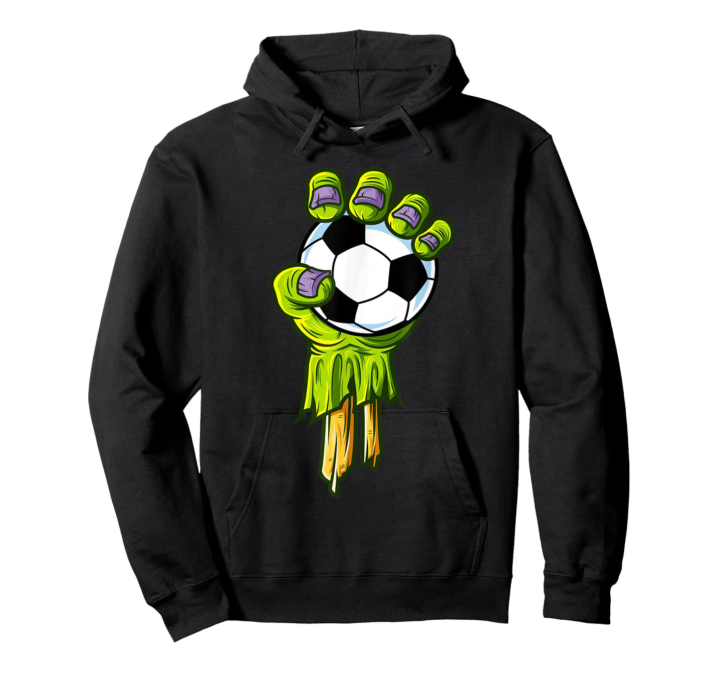 Zombie Hands Soccer Funny Horror Scary Halloween Costume T-Shirt
