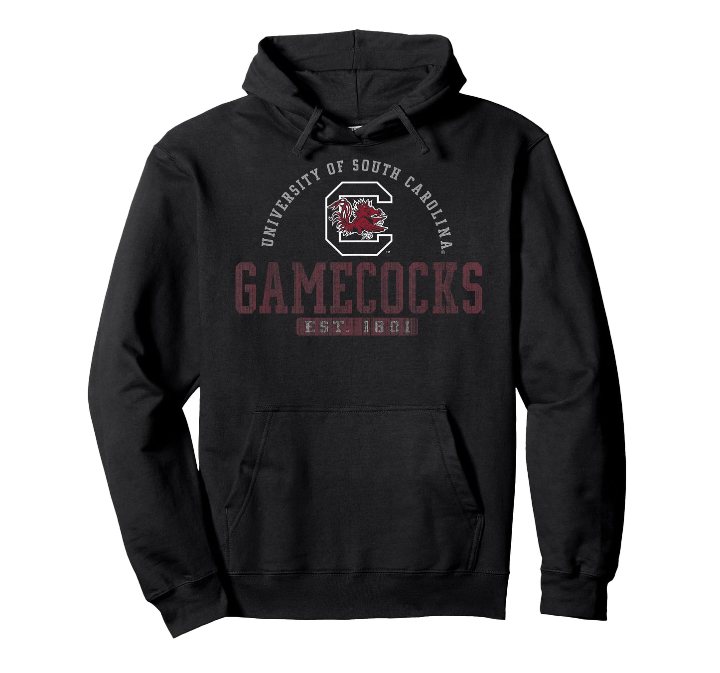 South Carolina Gamecocks Vintage 1801 Black Licensed T-Shirt