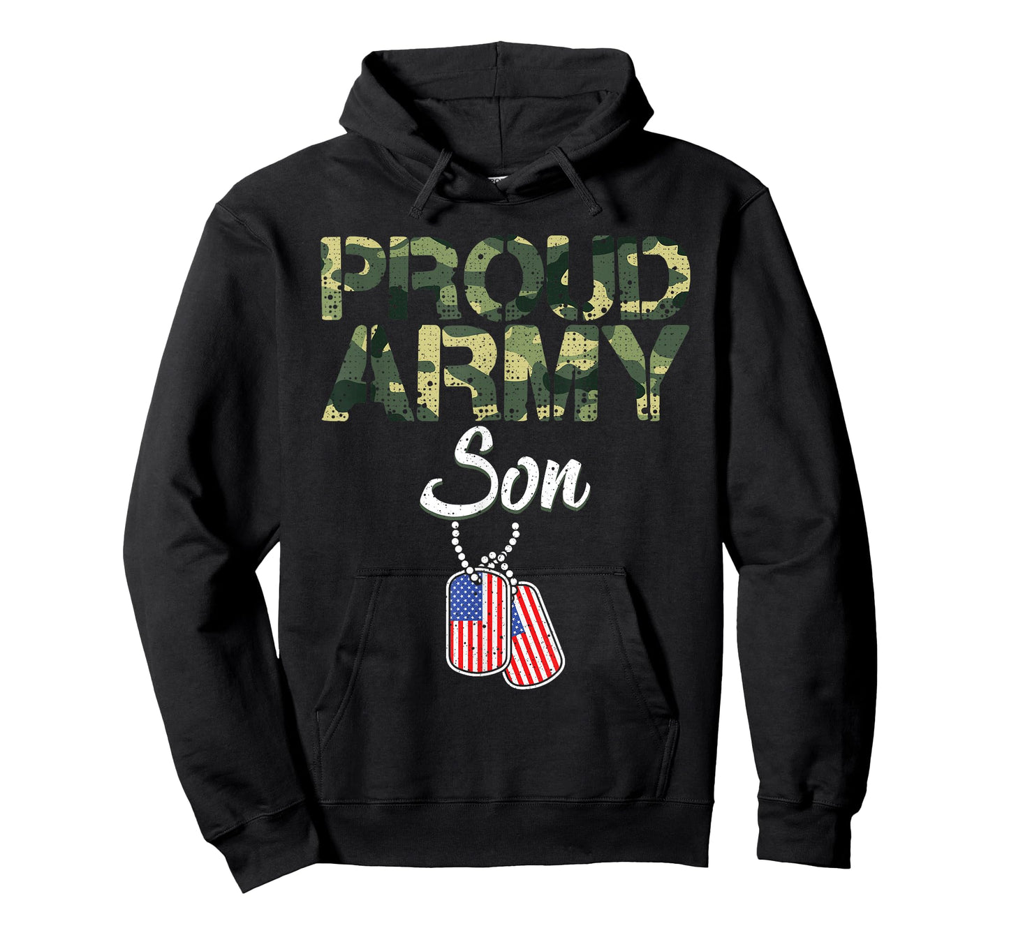 Funny Proud Army Son Military Camo Design For Kids Toddlers T-Shirt