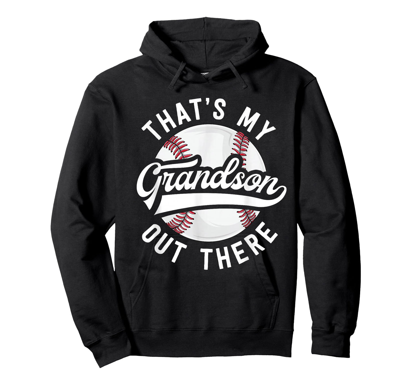 Baseball Grandpa Shirt Gift That's My Grandson Out There T-Shirt