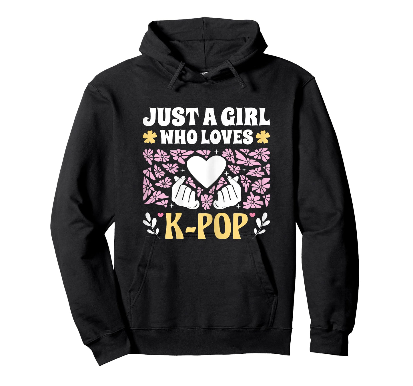 Just A Girl Who Loves K-Pop Girls Kids Kpop Teen Girl K-Pop T-Shirt