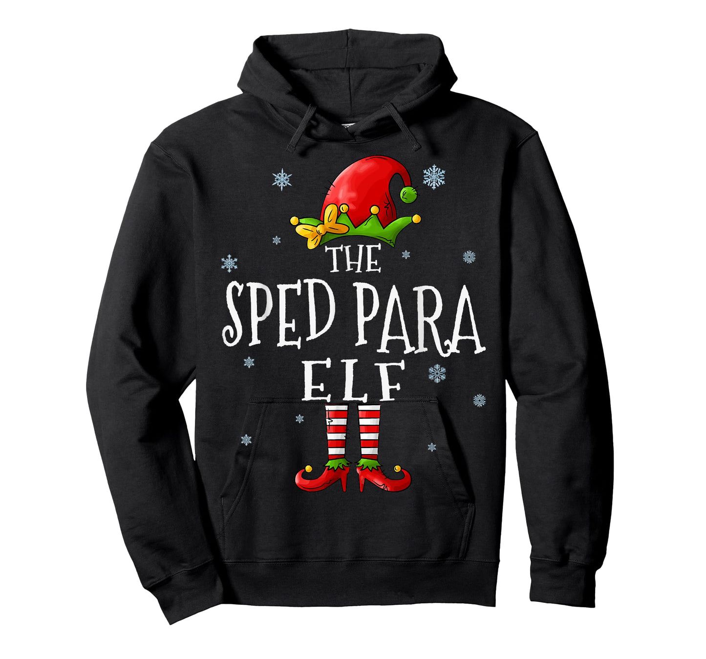 The Sped Para Elf Squad Funny Xmas Groupe Matching Christmas T-Shirt